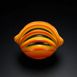 Carved Lacquer Box “Lemon Fruit”