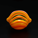 Carved Lacquer Box “Lemon Fruit”